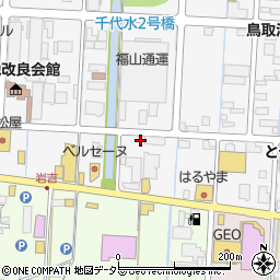 愛知車輌興業株式会社　鳥取営業所周辺の地図