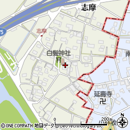 岐阜県美濃市志摩41周辺の地図