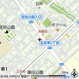 岬工業株式会社　京葉営業所周辺の地図