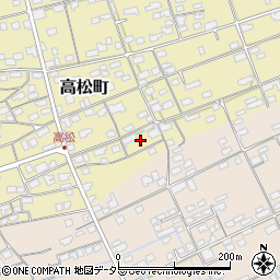 鳥取県境港市高松町155周辺の地図