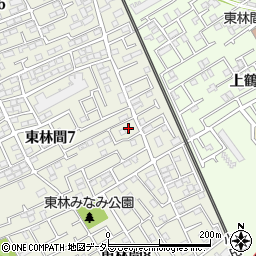 神奈川県相模原市南区東林間7丁目19-4周辺の地図