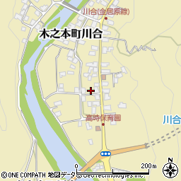 滋賀県長浜市木之本町川合289周辺の地図