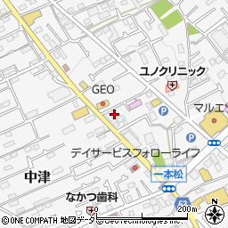 神奈川県愛甲郡愛川町中津761-3周辺の地図