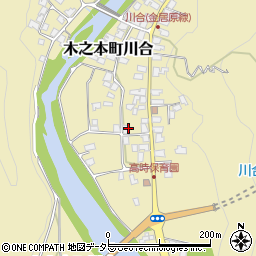 滋賀県長浜市木之本町川合288周辺の地図