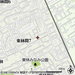 神奈川県相模原市南区東林間7丁目20-19周辺の地図