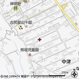 神奈川県愛甲郡愛川町中津598-4周辺の地図