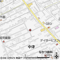 神奈川県愛甲郡愛川町中津655周辺の地図