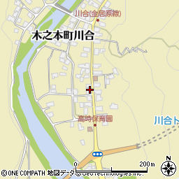 滋賀県長浜市木之本町川合290周辺の地図