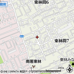 神奈川県相模原市南区東林間7丁目28周辺の地図