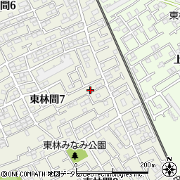 神奈川県相模原市南区東林間7丁目20-5周辺の地図