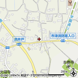 千葉県市原市潤井戸293周辺の地図