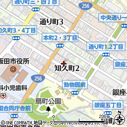 飯田知久町郵便局周辺の地図