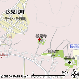 松見寺周辺の地図