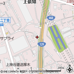 神奈川県厚木市上依知362周辺の地図