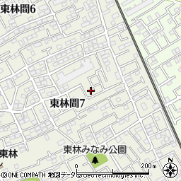 神奈川県相模原市南区東林間7丁目9-9周辺の地図