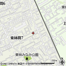 神奈川県相模原市南区東林間7丁目20-21周辺の地図
