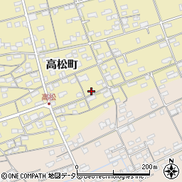 鳥取県境港市高松町351周辺の地図