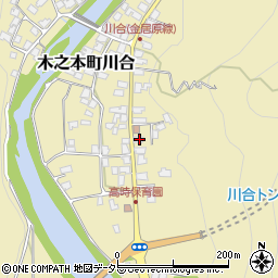 滋賀県長浜市木之本町川合292周辺の地図