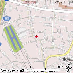神奈川県厚木市上依知317周辺の地図
