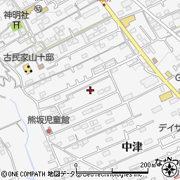神奈川県愛甲郡愛川町中津643周辺の地図