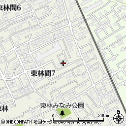 神奈川県相模原市南区東林間7丁目9-10周辺の地図