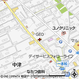 神奈川県愛甲郡愛川町中津765-1周辺の地図