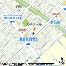 袖ヶ浦ホンダ　五井店周辺の地図