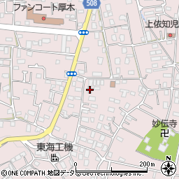 神奈川県厚木市上依知2841周辺の地図