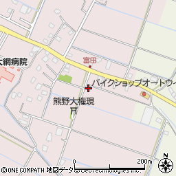 千葉県大網白里市富田1533周辺の地図