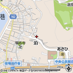 鳥取県東伯郡湯梨浜町泊周辺の地図