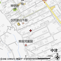 神奈川県愛甲郡愛川町中津601-22周辺の地図