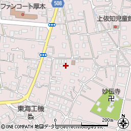 神奈川県厚木市上依知2840周辺の地図