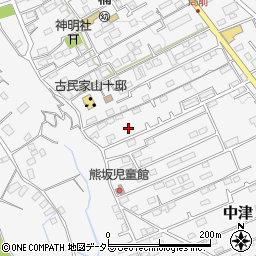 神奈川県愛甲郡愛川町中津601-6周辺の地図