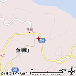 松江市役所子育て部　魚瀬世代間交流会館周辺の地図