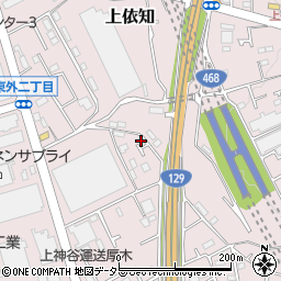 神奈川県厚木市上依知1059-3周辺の地図