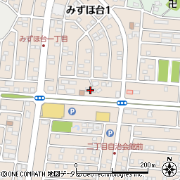千葉県大網白里市みずほ台1丁目29周辺の地図