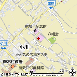 喬木村中央社会体育館周辺の地図