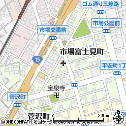 神奈川県横浜市鶴見区市場富士見町2-13周辺の地図