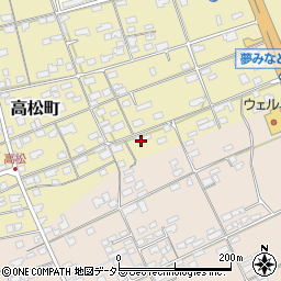 鳥取県境港市高松町77周辺の地図