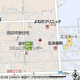鳥取県鳥取市気高町北浜3丁目93-1周辺の地図