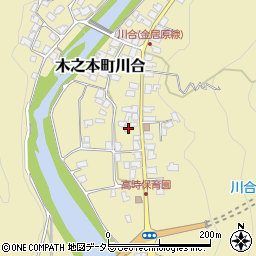 滋賀県長浜市木之本町川合279周辺の地図