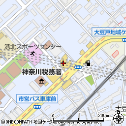 ハートコート横浜周辺の地図