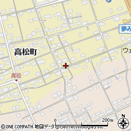 鳥取県境港市高松町126周辺の地図