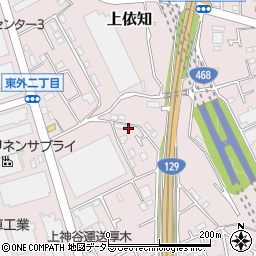 神奈川県厚木市上依知1059-12周辺の地図