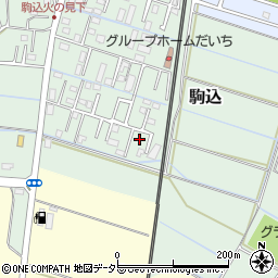 千葉県大網白里市駒込731周辺の地図