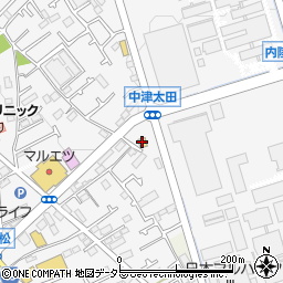 セブンイレブン愛川中津太田店周辺の地図
