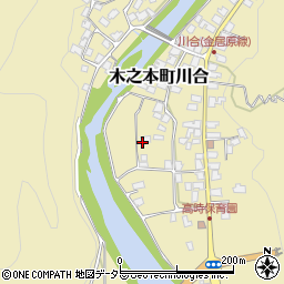 滋賀県長浜市木之本町川合188周辺の地図