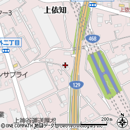 神奈川県厚木市上依知363-5周辺の地図