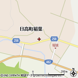 兵庫県豊岡市日高町稲葉145周辺の地図