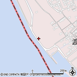 鳥取県境港市渡町2427-5周辺の地図